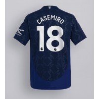 Dres Manchester United Casemiro #18 Preč 2024-25 Krátky Rukáv